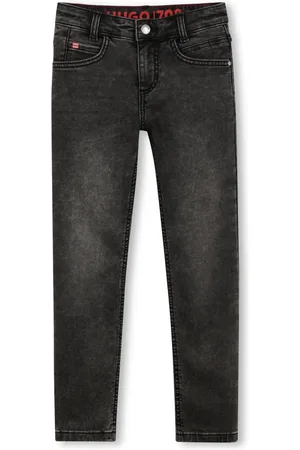 HUGO BOSS Jeans affusolati con applicazione