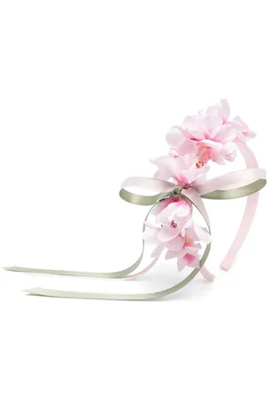 MONNALISA Cerchietto con fiori di pesca