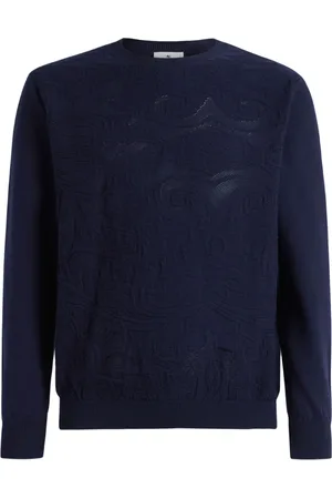 Etro Maglione in cotone con trama in rilievo