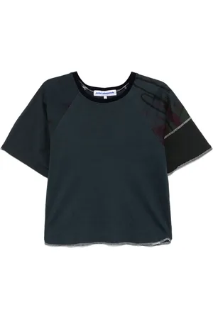 Stain Shade T-shirt con design a inserti