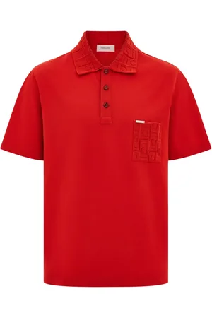 Salvatore Ferragamo Polo con effetto jacquard