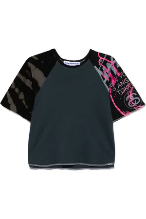 Stain Shade T-shirt con design a inserti