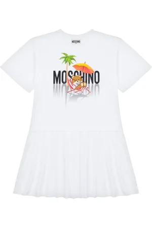 Moschino Abito Teddy Bear con stampa