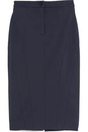 Pinko Gonna midi con cuciture decorative