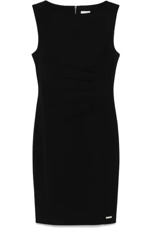 Calvin Klein Abito corto in crêpe arricciato