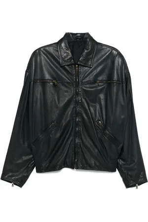 VERSACE Giacca in pelle anni 