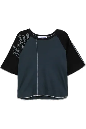 Stain Shade T-shirt con design a inserti