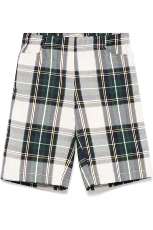 LA STUPENDERIA Shorts tartan