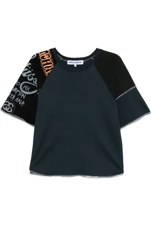 Stain Shade T-shirt con design a inserti