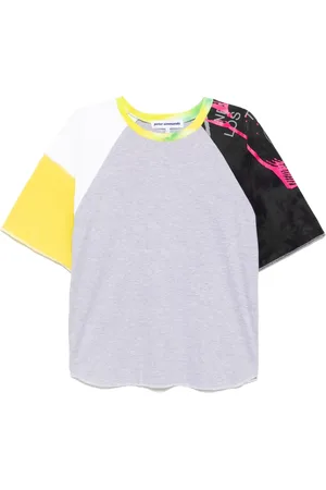 Stain Shade T-shirt con design a inserti