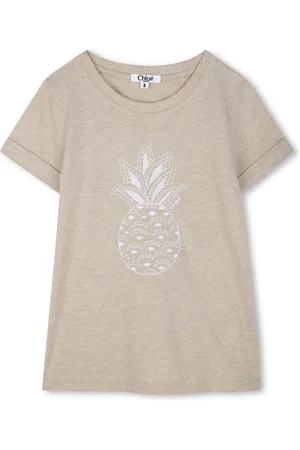 Chloé T-shirt con ricamo