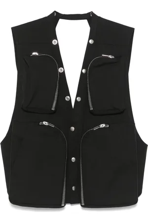 Rick Owens Gilet cargo con scollatura posteriore