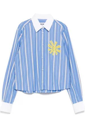 Msgm Camicia con ricamo