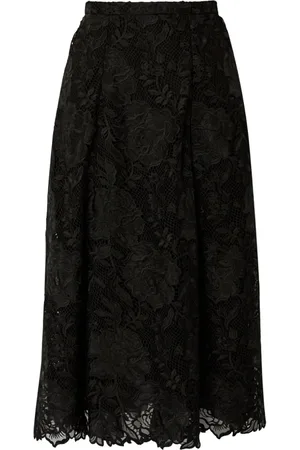 Erdem Gonna midi in pizzo guipure