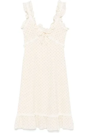 Alessandra Rich Abito midi a pois