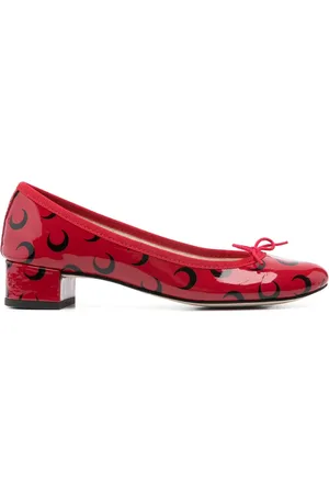 Marine Serre Pumps Camille 30mm x Repetto