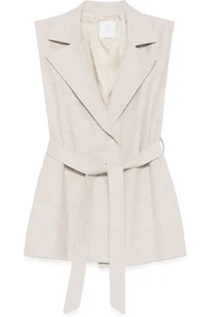 ELEVENTY Gilet con cintura