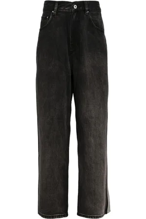 CROQUIS Jeans dritti con righe laterali
