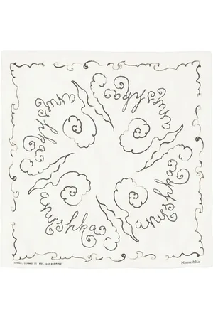 Nanushka Sciarpa con stampa astratta