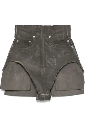 Rick Owens Shorts Dirt con cut-out
