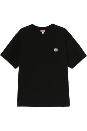Kenzo T-shirt Happy Tiger con ricamo