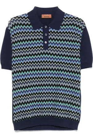 Missoni Polo con motivo a zigzag