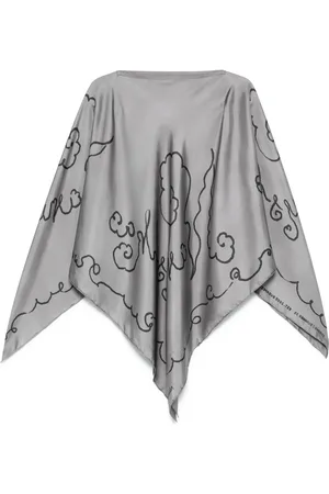 Nanushka Foulard in seta con dettaglio cut-out