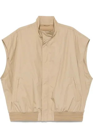 CROQUIS Gilet con orlo a coste