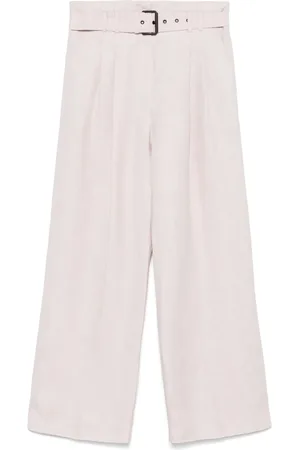 ELEVENTY Pantaloni a palazzo in lino