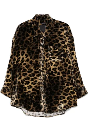 R13 Camicia con maniche a spalla bassa