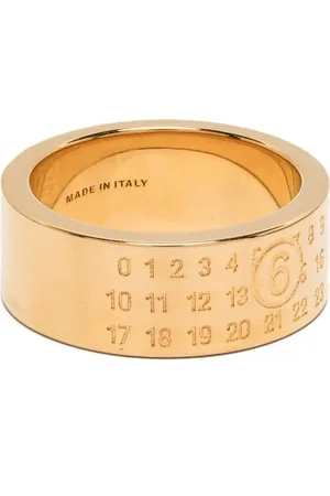 Maison Margiela Anello inciso con motivo numerico