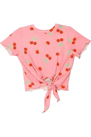 Wauw Capow by Bangbang T-shirt Chloe con stampa ciliegie