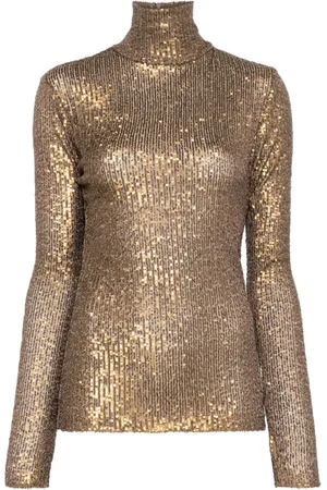 Norma Kamali Top con paillettes