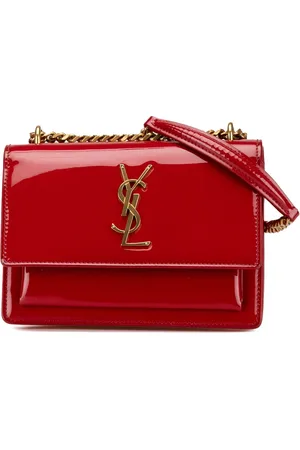 Saint Laurent Borsa a tracolla Sunset piccola con finitura lucida 2019