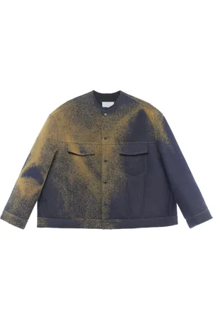Maison Margiela Giacca denim con stampa