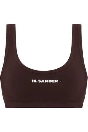 Jil Sander Top bikini con stampa
