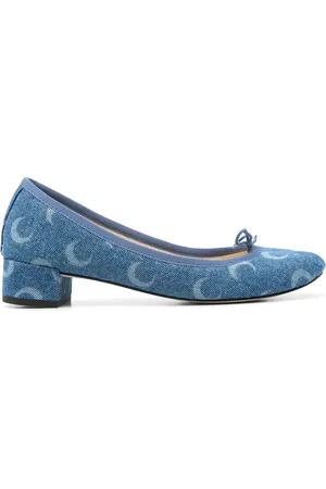 Marine Serre Pumps Camille 30mm x Repetto