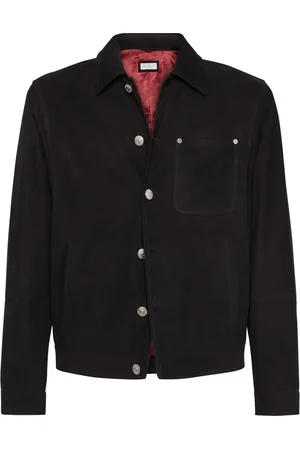 Brunello Cucinelli Giacca-camicia in stile outerwear