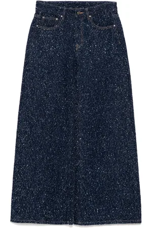 JNBY Jeans a gamba ampia con zip