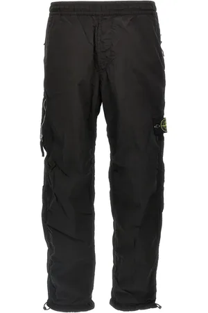 Stone Island Pantaloni dritti Compass Badge