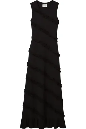 Claudie Pierlot Abito lungo con ruches