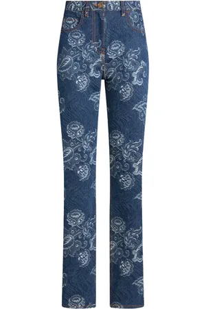 Etro Jeans con effetto jacquard