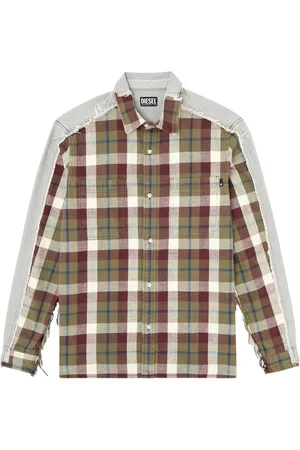 Diesel Giacca-camicia a quadri x Timberland