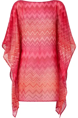 Missoni Copricostume con motivo a zigzag