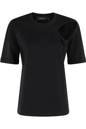 FEDERICA TOSI T-shirt in jersey con dettaglio cut-out