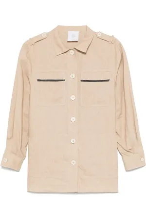 ELEVENTY Camicia in lino