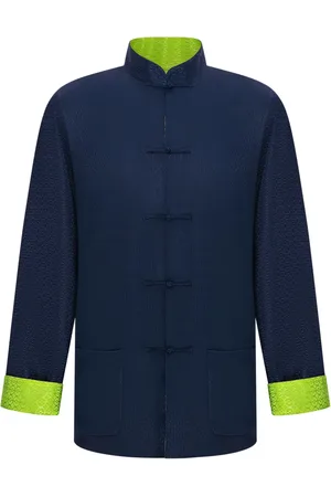 SHANGHAI TANG Giacca reversibile con motivo