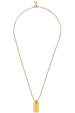 Dior Collana con pendente logo 1990-2000