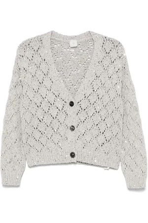 ELEVENTY Cardigan traforato
