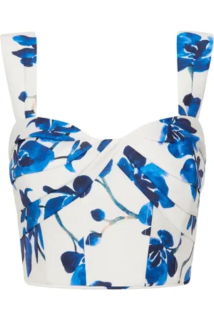 Rebecca Vallance Top a fiori